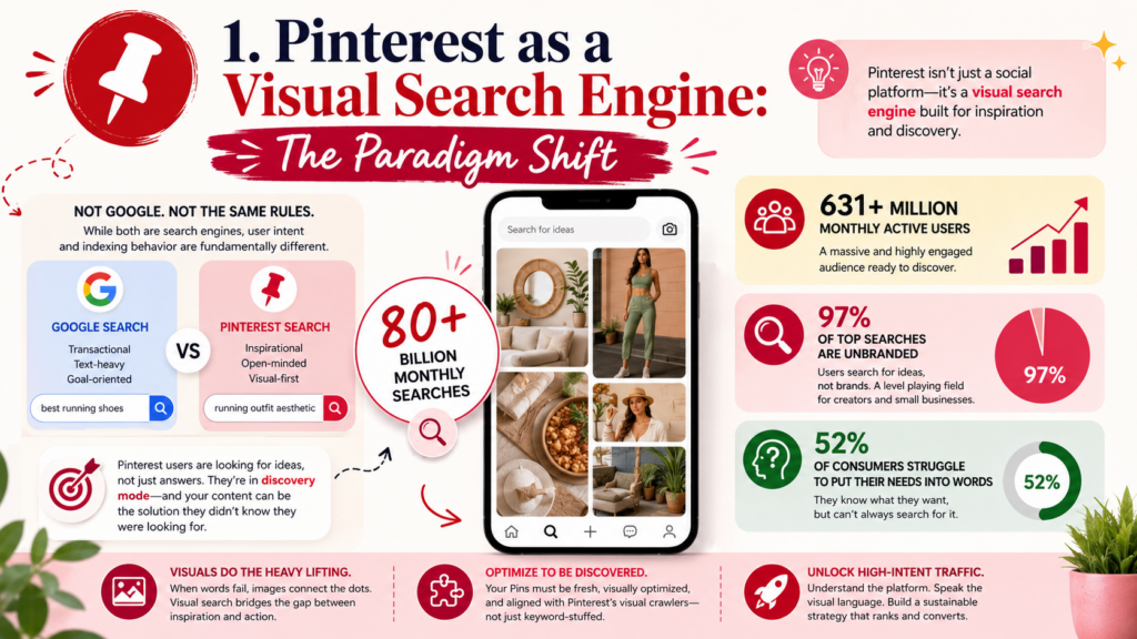 Pinterest as a Visual Search Engine